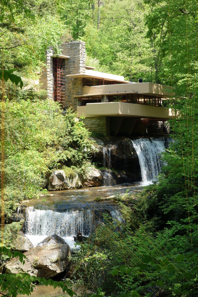 Fallingwater top Hough lines